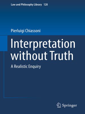 cover image of Interpretation without Truth